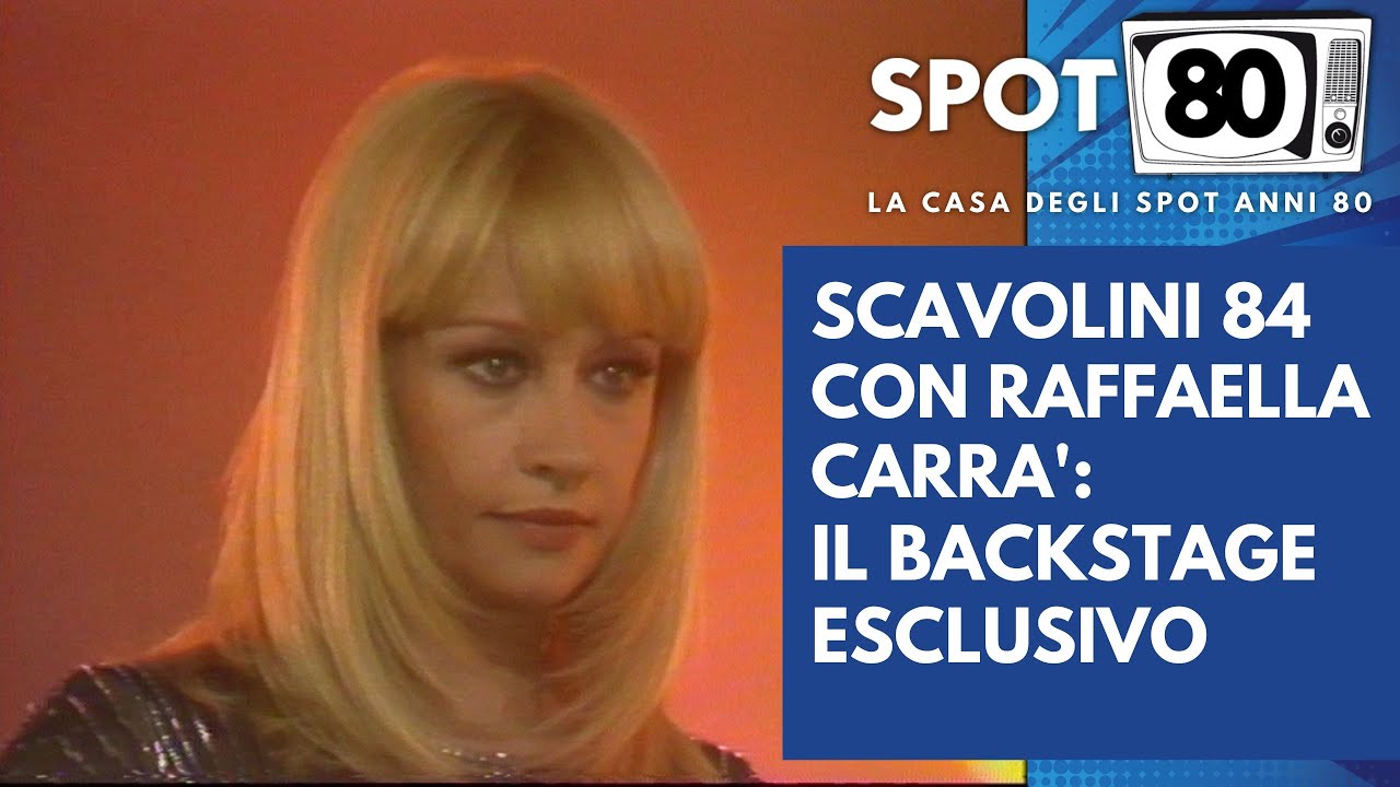 BACKSTAGE SPOT SCAVOLINI con Raffaella Carrà (ESCLUSIVA SPOT 80)