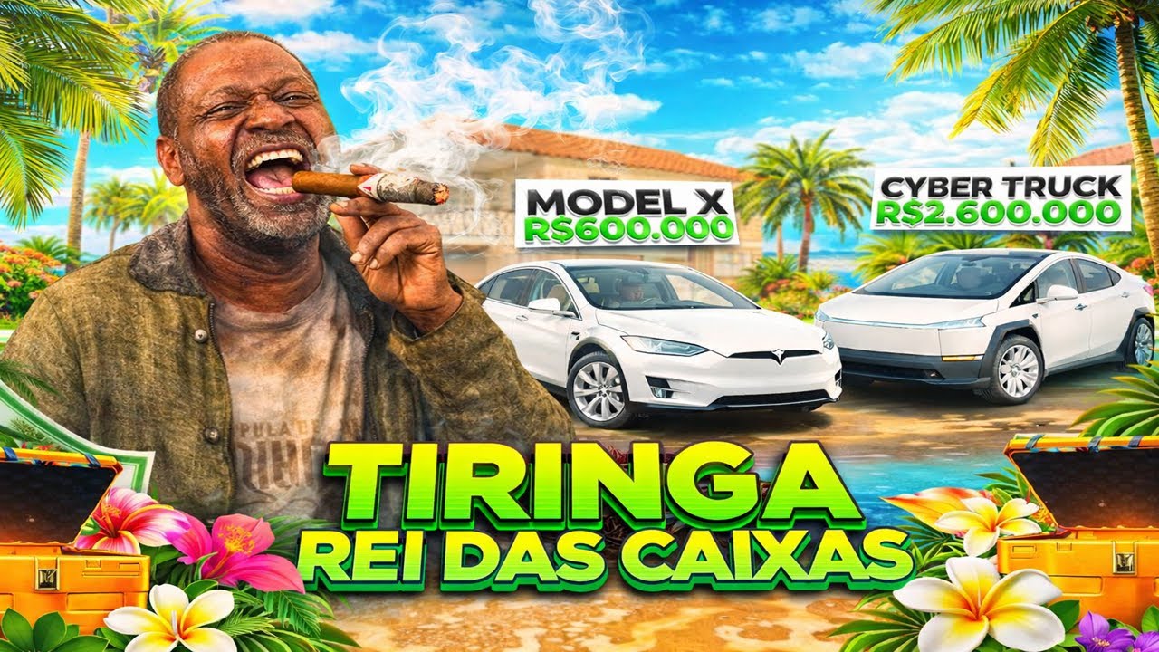 💸COMO GANHAR MUITO DINHEIRO! SKINS e CARROS GR&Aacute;TIS no RIO RISE📦(Tiringa Na VOZ) #riorise