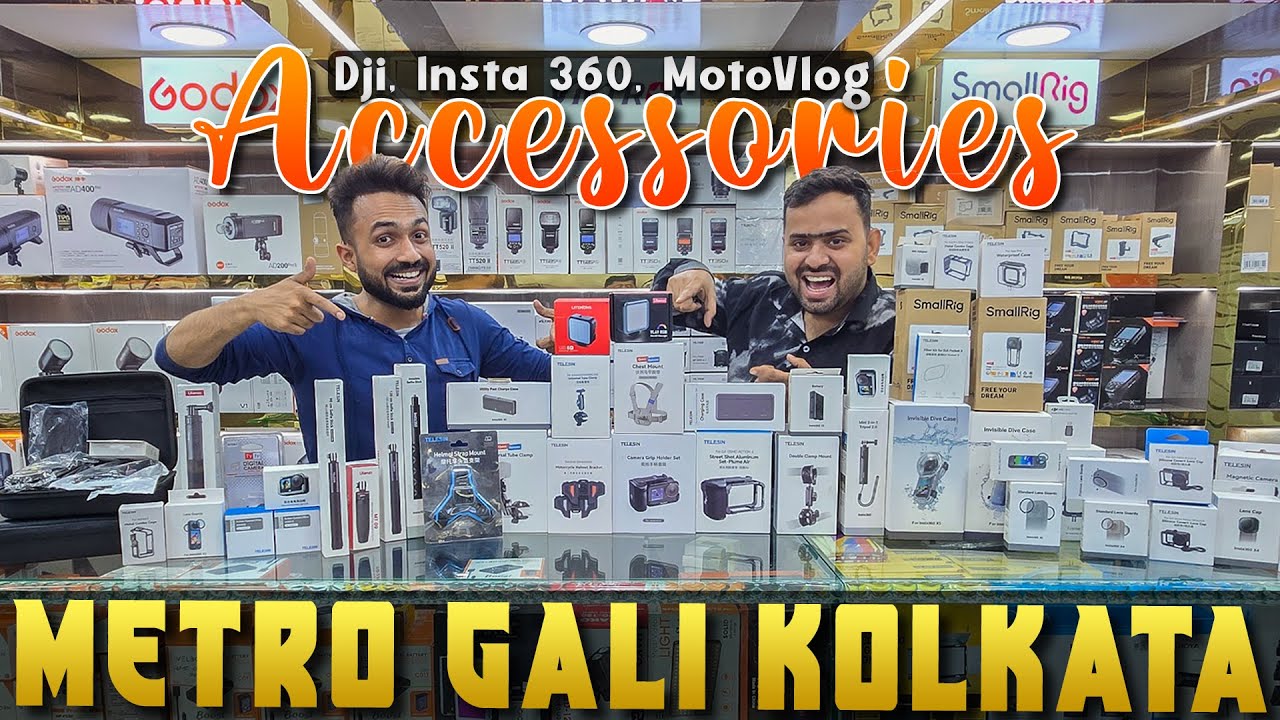 Dji Action Camera Insta 360 Accessories | Impressional Foto | Metro Gali Camera Market Kolkata 2026