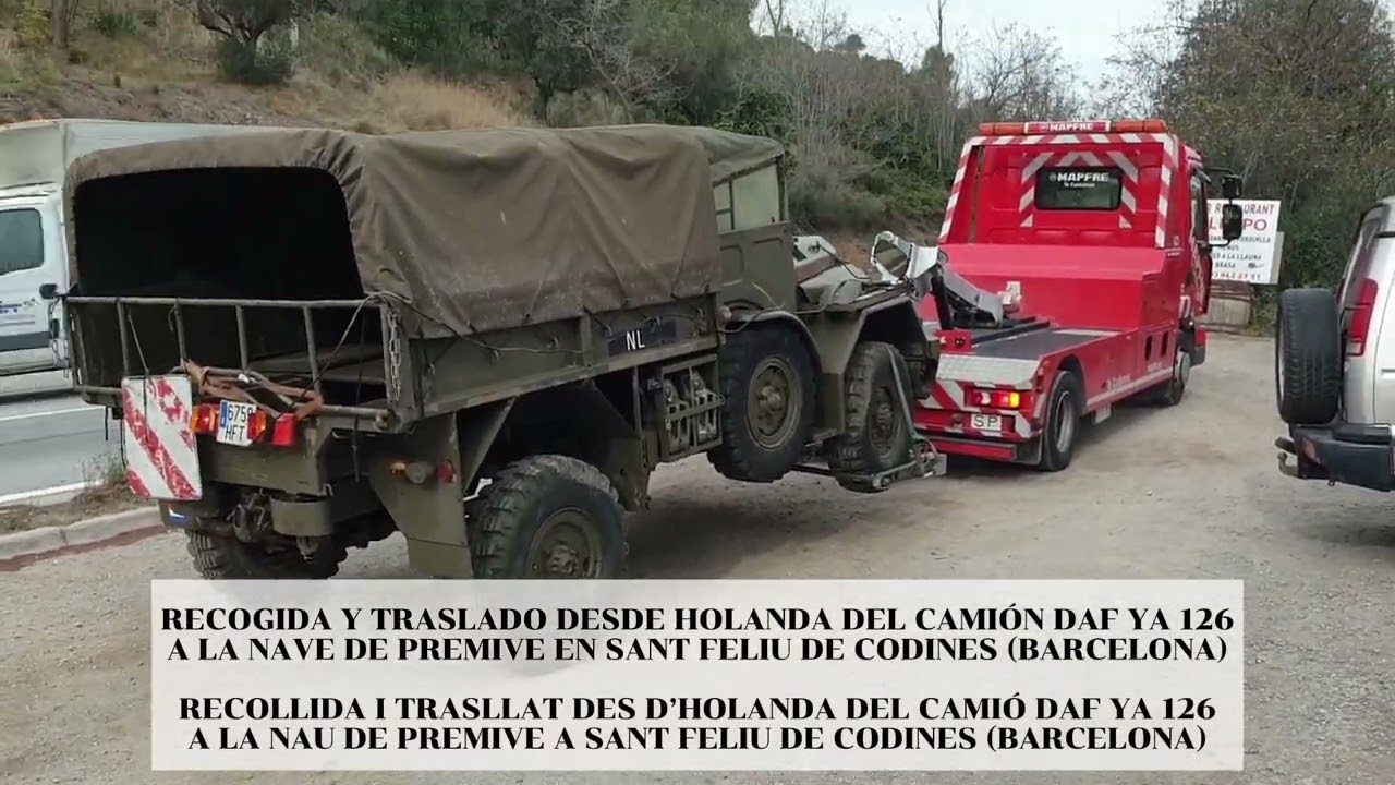 DAF YA 126 - Traslado de Holanda a la nave de PREMIVE