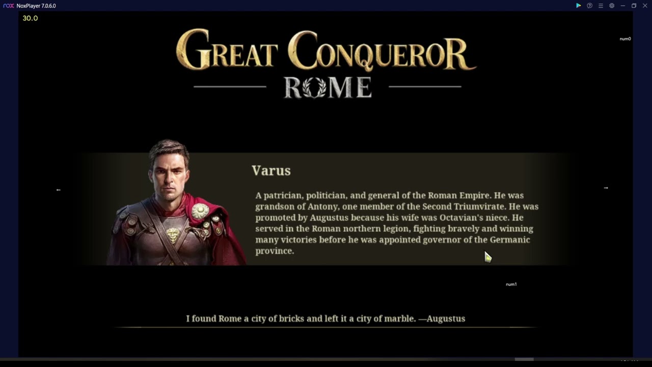 Great conqueror Rome - Campaign 8 Civil War of Caesar - roman
