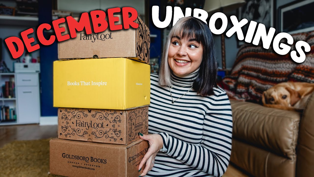 December Book Unboxing! Illumicrate, Fairyloot & GSFF! 2025