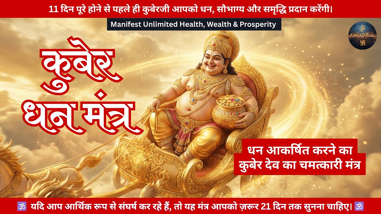 धन आकर्षित करने का कुबेर देव का चमत्कारी मंत्र | 108 बार सुनें #viral #facts #trending #hindumantra