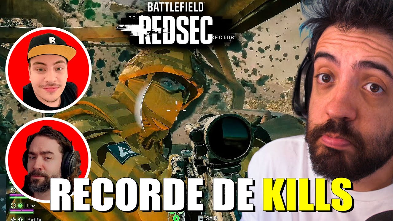 BATTLEFIELD REDSEC - RECORDE DE KILLS DO PATIFE! Ft. Funky, Drezzy e Lipz