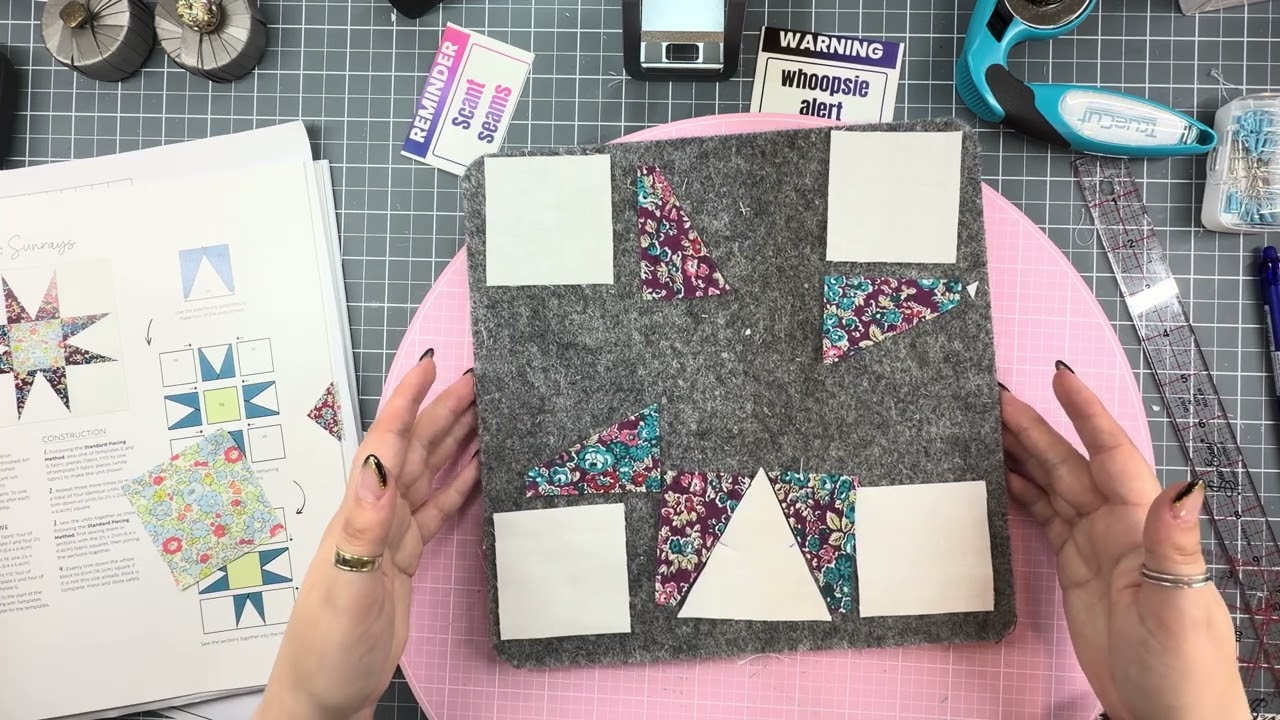 Alice's Wonderland Sampler Quilt Block 52 Sewing Guide