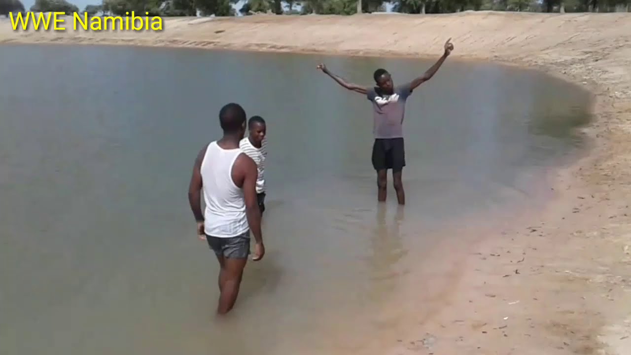 WWE Namibia in water | Try not to Laugh 😂 | Justus Films