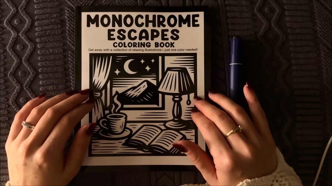 😴 ASMR | giving birth Storytime While Coloring 🤍 Clicky Whispers & Cozy Coloring Sounds