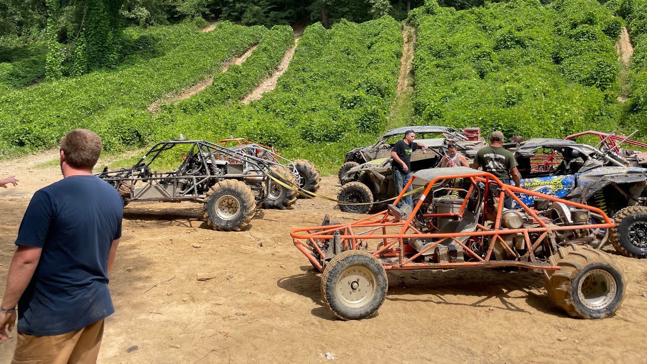 ‼️FLIPS AND CREEK DIVING ‼️ WHEN RAIL BUGGIES MEET UP ON PRIVATE LANDS