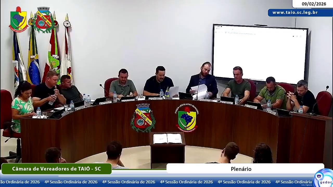 4ª Sessão Ordinária de 2026 - 09/02/2026
