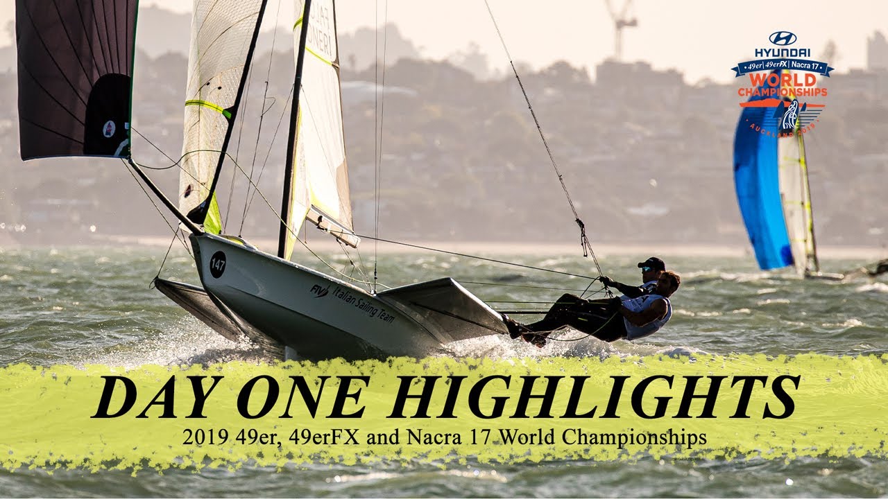 2019 49er / 49erFX World Championships - Day One Highlights - Sky Sport