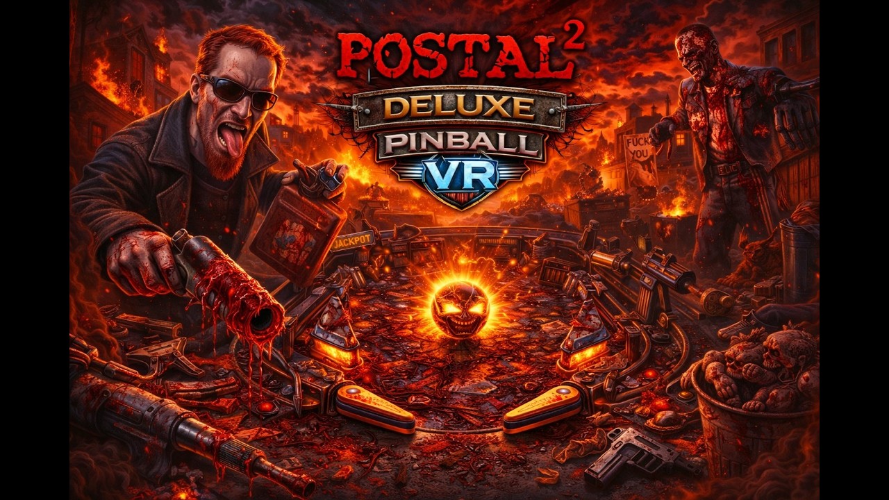 Postal 2 (Deluxe) Pinball VR 🎮 | Complete Table Run & Classic Chaos