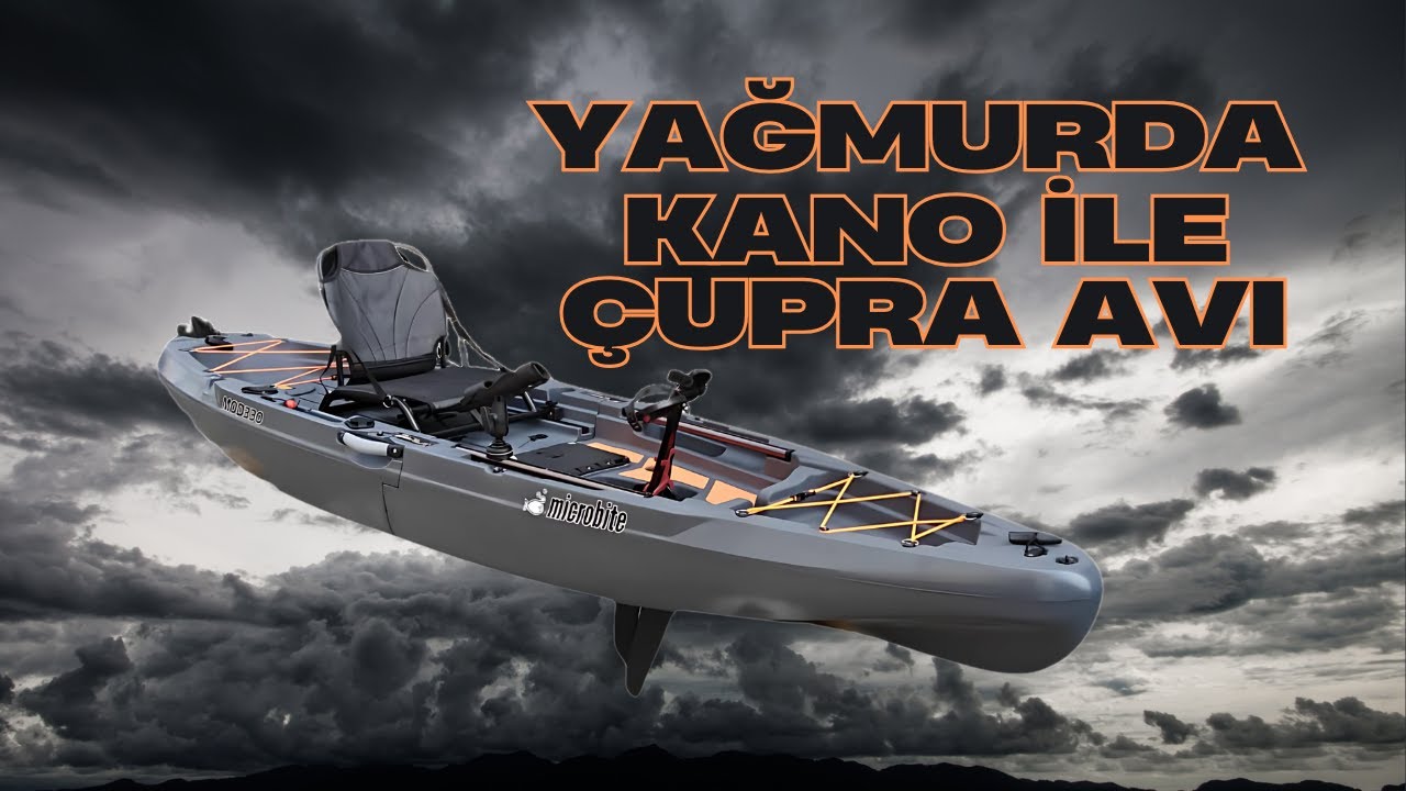 Yağmurda kano ile çupra avı: Kranklarla Av.