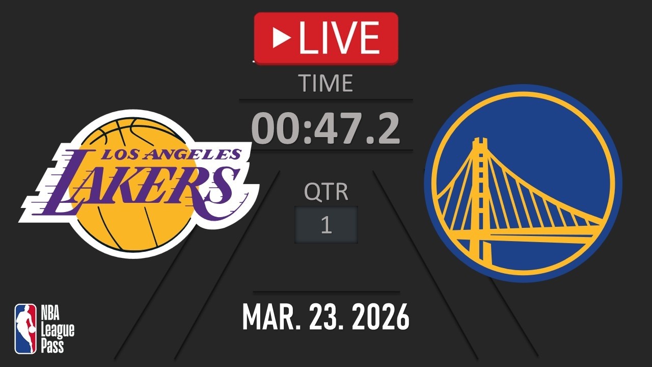 NBA LIVE! Golden State Warriors vs Los Angeles Lakers | Mar. 23, 2026 | Lakers vs Warriors 2K26