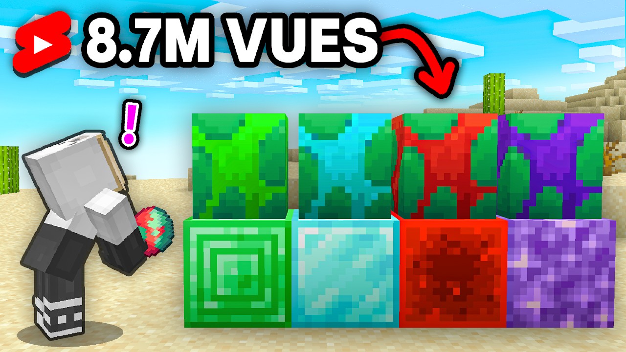 J'ai Testé les Shorts PUTACLICS de Minecraft ! (ils sont vrais ?)