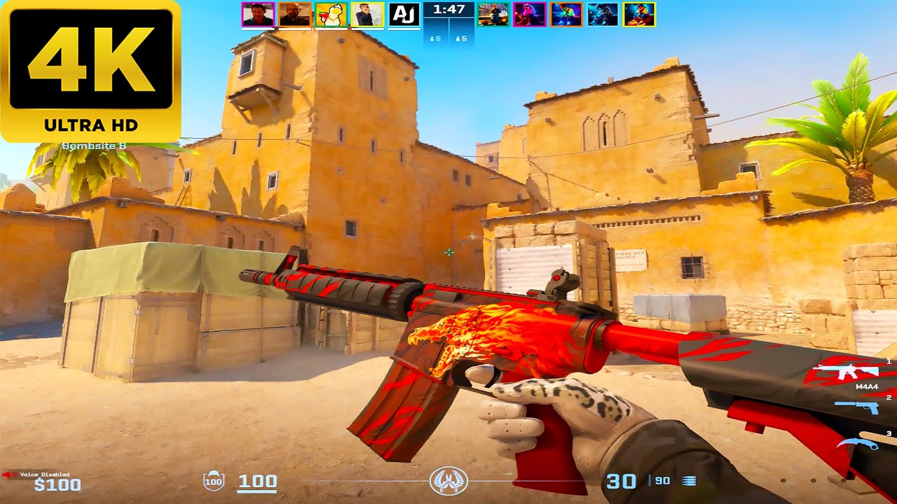 Counter Strike 2 -  Dust 2 - Full Gameplay (No Commentary)
