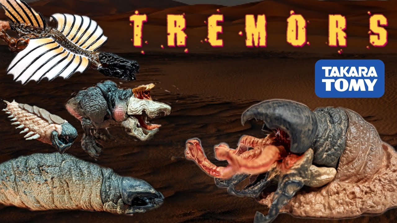 Обзор набора Takara Tomy Tremors 2022 года!!! Graboid! Shrieker! и многое другое!