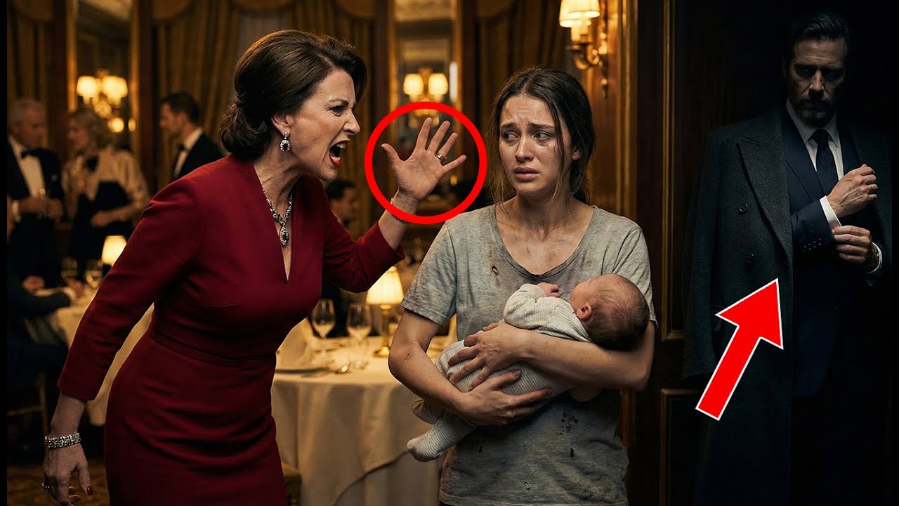 Restaurant Hostess Slaps A Poor Mother Holding A Baby - Unaware A Ruthless Mafia Boss Saw Everything