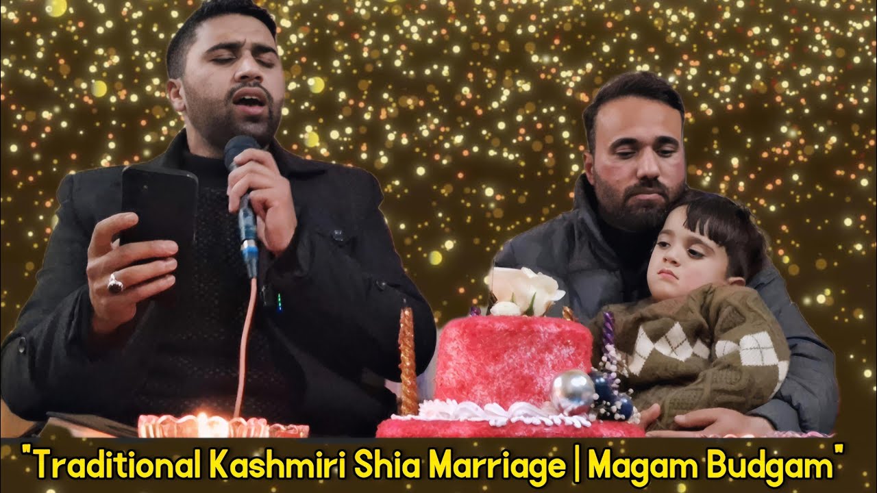 "Shia Nikah Ceremony in Kashmir | Qari Mehraj Ud Din Sofi Recites Tawashi & Naatkhani" 