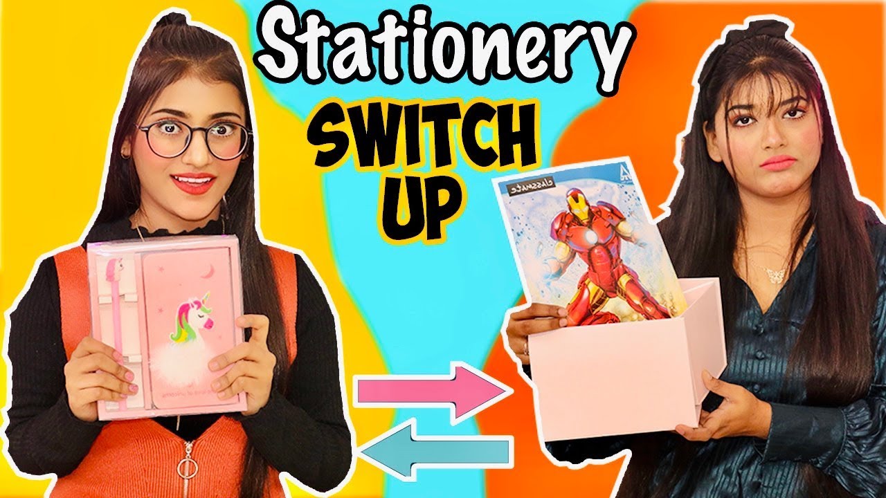 Stationery Switch-Up Challenge | SAMREEN ALI