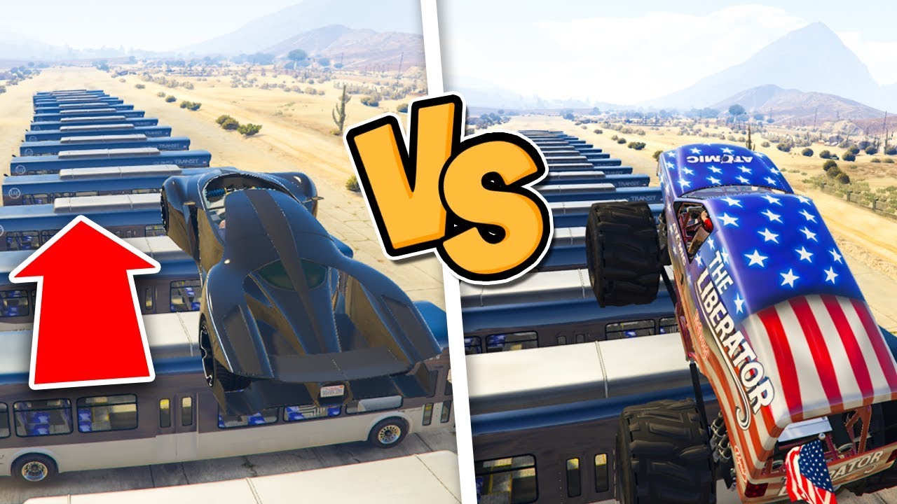 Gta 5 ITA - X80 Proto Vs Monster Truck! - Quale salta di più??