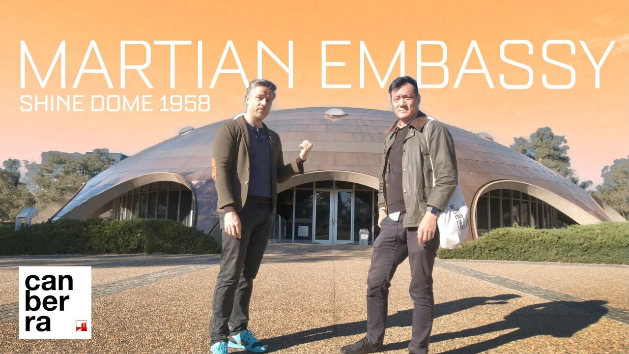 Martian Embassy - Shine Dome at The Australian Academy of Science in Canberra - Roy Grounds 1958