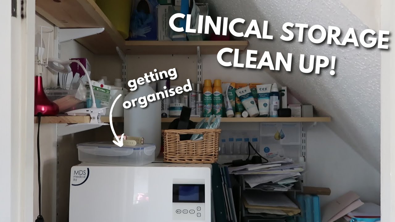 Clinical Storage Clean Up With Me! | Foot Health Practitioner, Not A Pod. UK