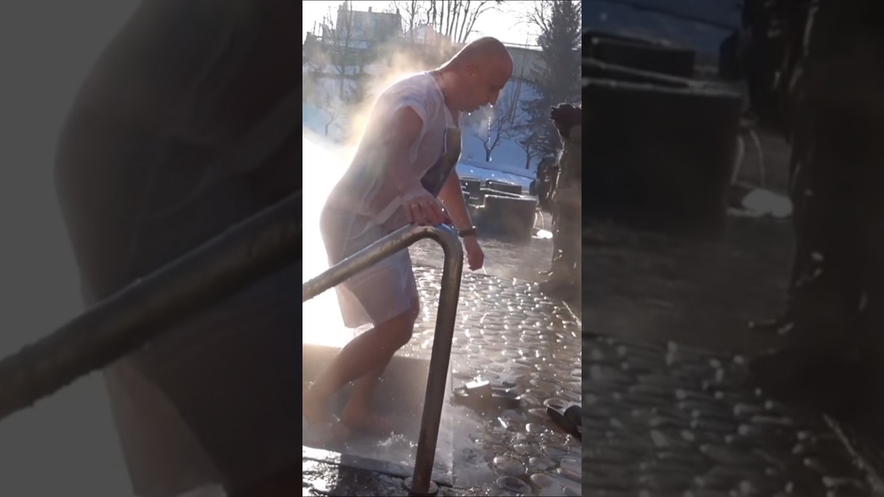 BAPTISM 2026/ MEN BATHE In ICE HOLE/part 63/NEW⚡ EPIPHANY BATHING/ |WINTER SWIM/ICE BATH 