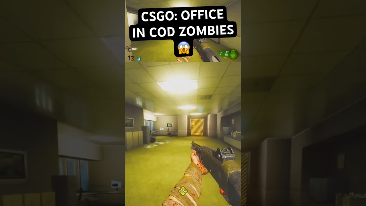 Карта &laquo;Зомби&raquo; в CS:GO COD просто безумие&hellip;