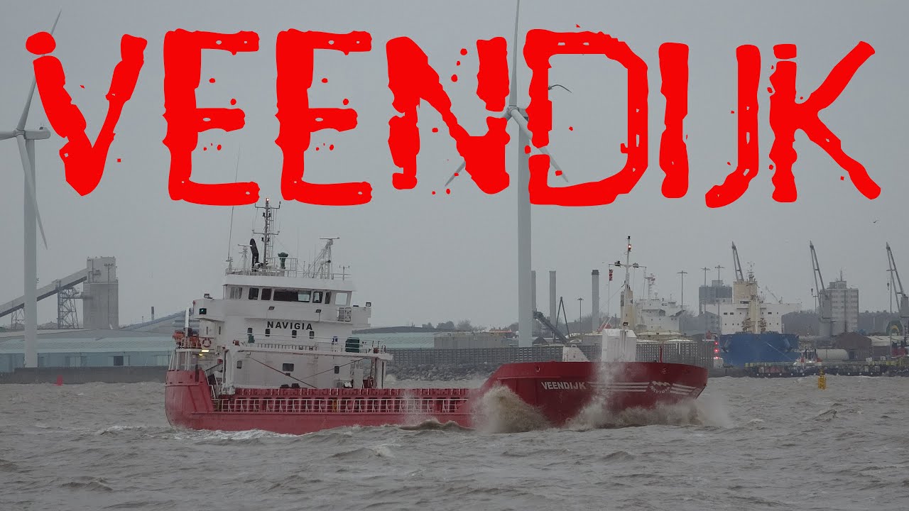 Veendijk - General Cargo Ship Inbound to Bromborough
