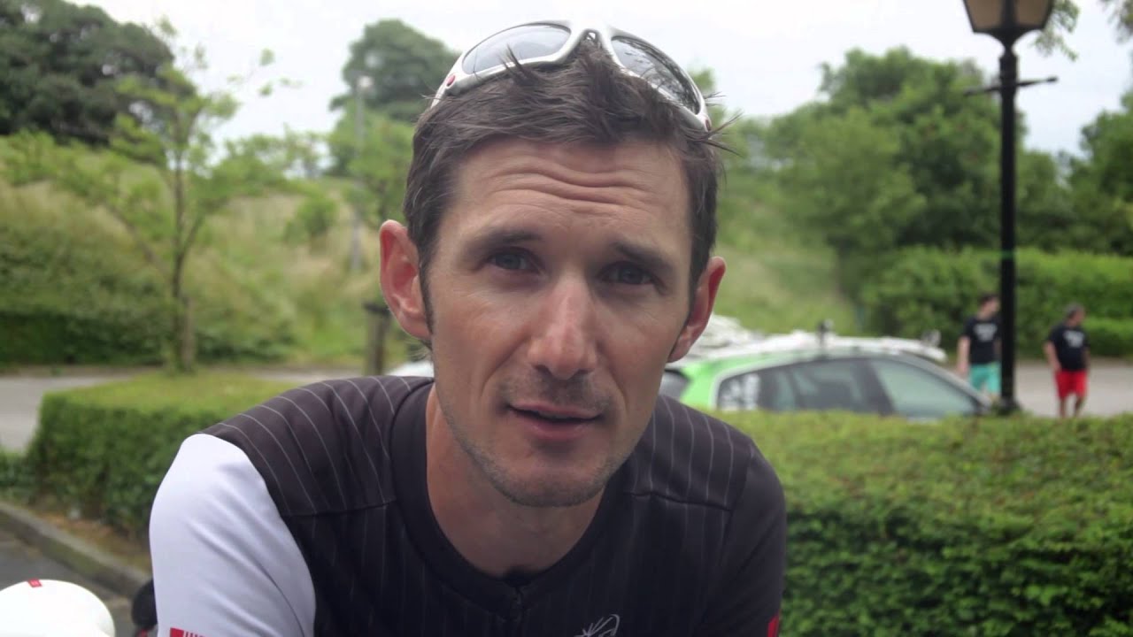 Frank Schleck introduces his Trek &Eacute;monda race bike for the Tour de France