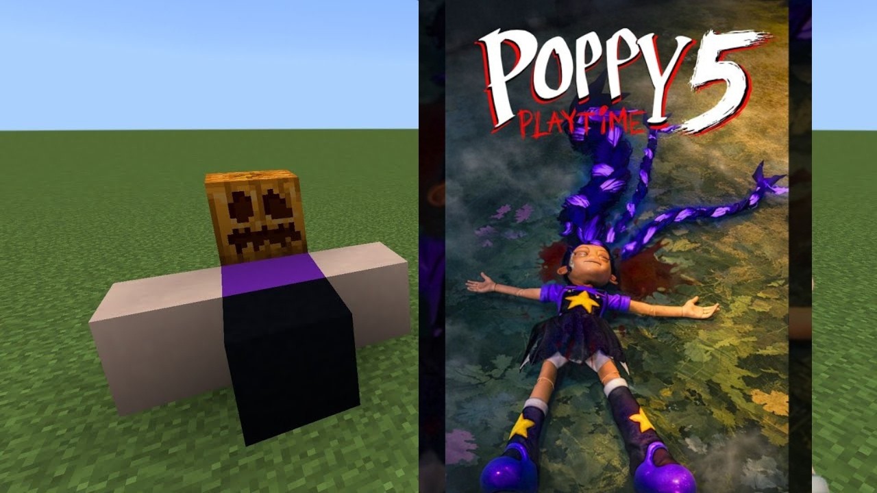 Аддон Poppy Playtime DEAD LILY для Minecraft PE! (Lovebraids)