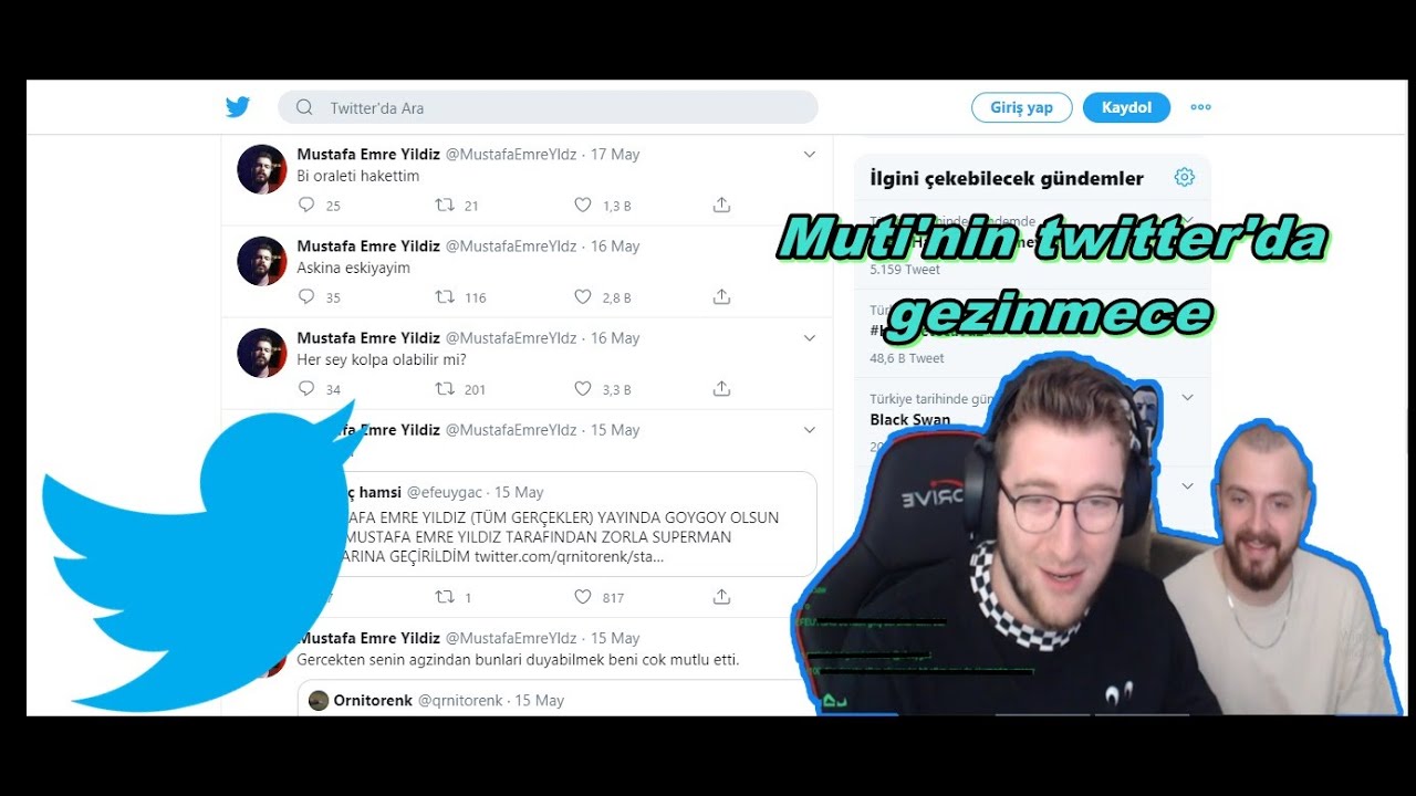 Efe Uygaç ve Memreyildiz - Muti'nin twitter hesabını değerlendiriyor.