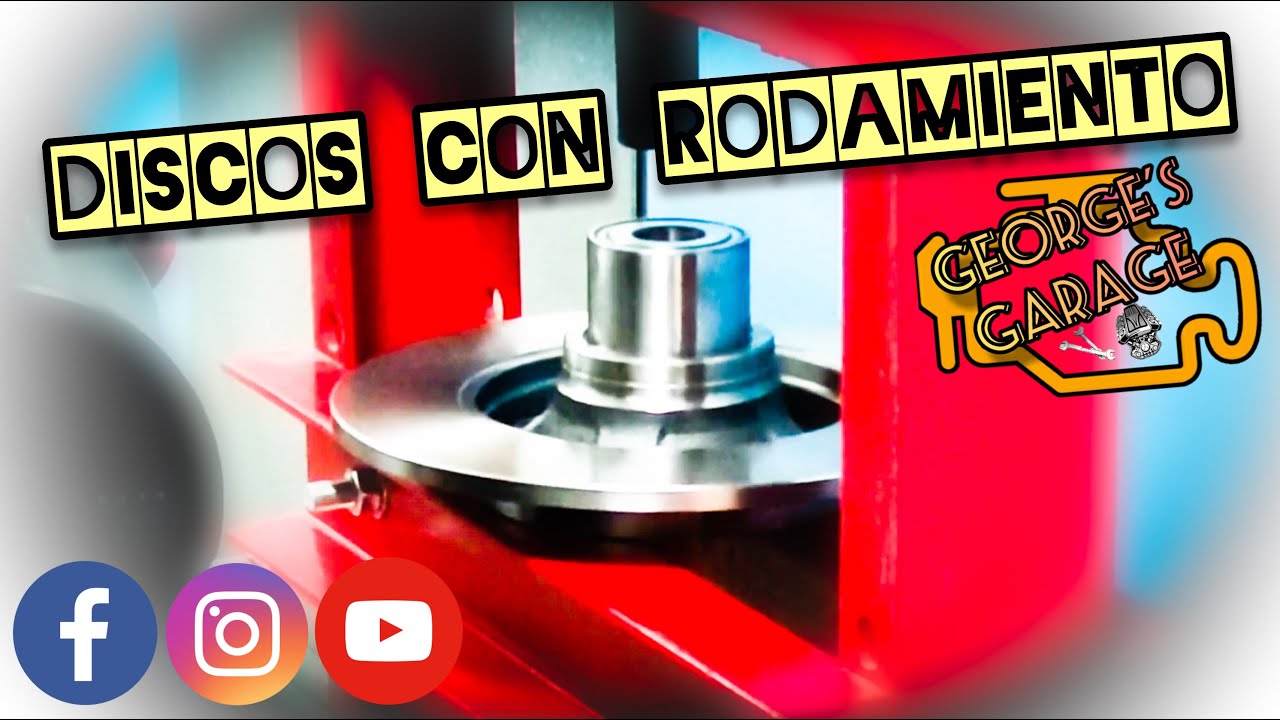 Cambio de discos de freno con rodamiento y anillo sensor Citroën C4