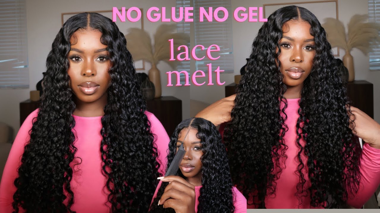 Prettiest Water Wave Wear & Go Wig Install ft. OhMyPretty Hair