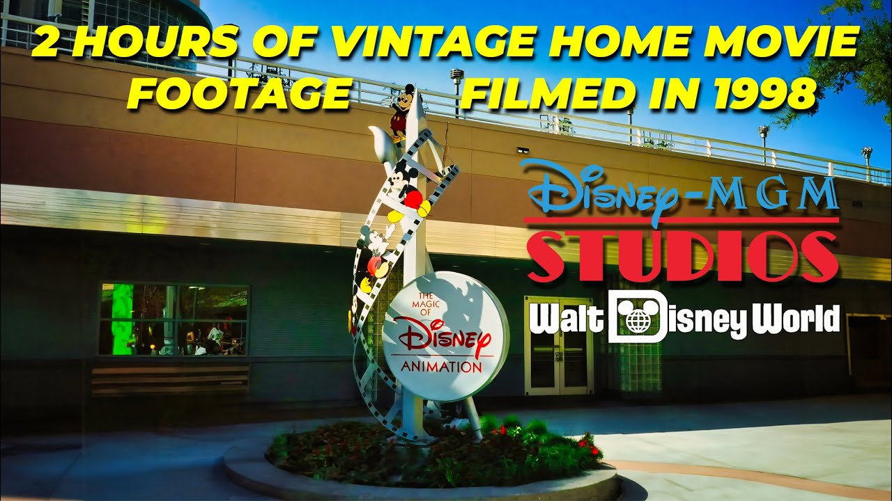 Restored Home Video: Visiting Disney MGM (Hollywood) Studios in 1998  (HD 50FPS)