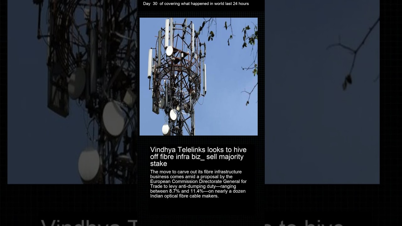 Vindhya Telelinks looks to hive off fibre infra biz_ sell majority stake