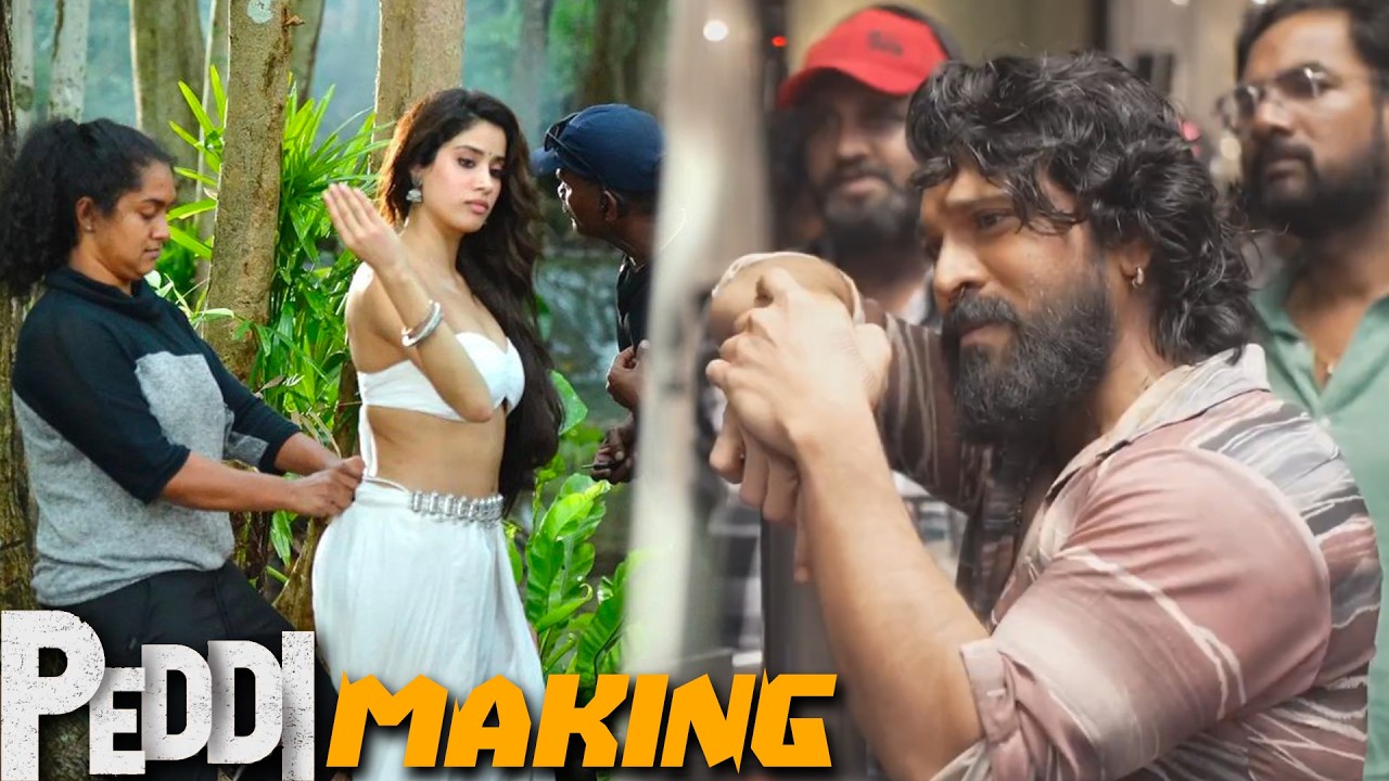 Making Of #PEDDI Movie | Ram Charan | Janhvi Kapoor | Buchi Babu | Shivanna | Jagapathibabu | EC
