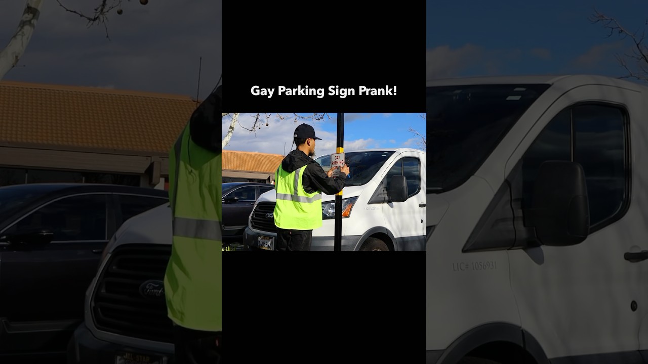 Gay Parking Sign Prank! #prank #funny #viral