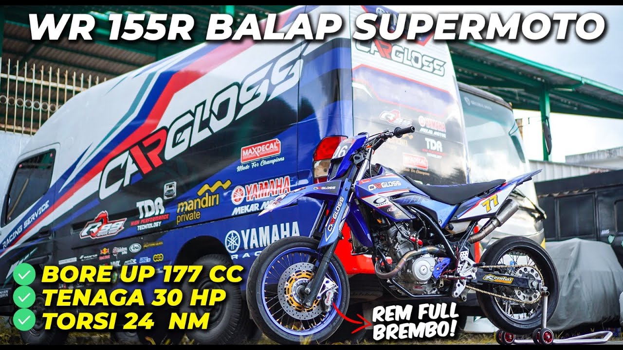 YAMAHA WR 155R SUPERMOTO 2023🔥 PAKAI MESIN KHUSUS BALAP‼️| VLOG 20