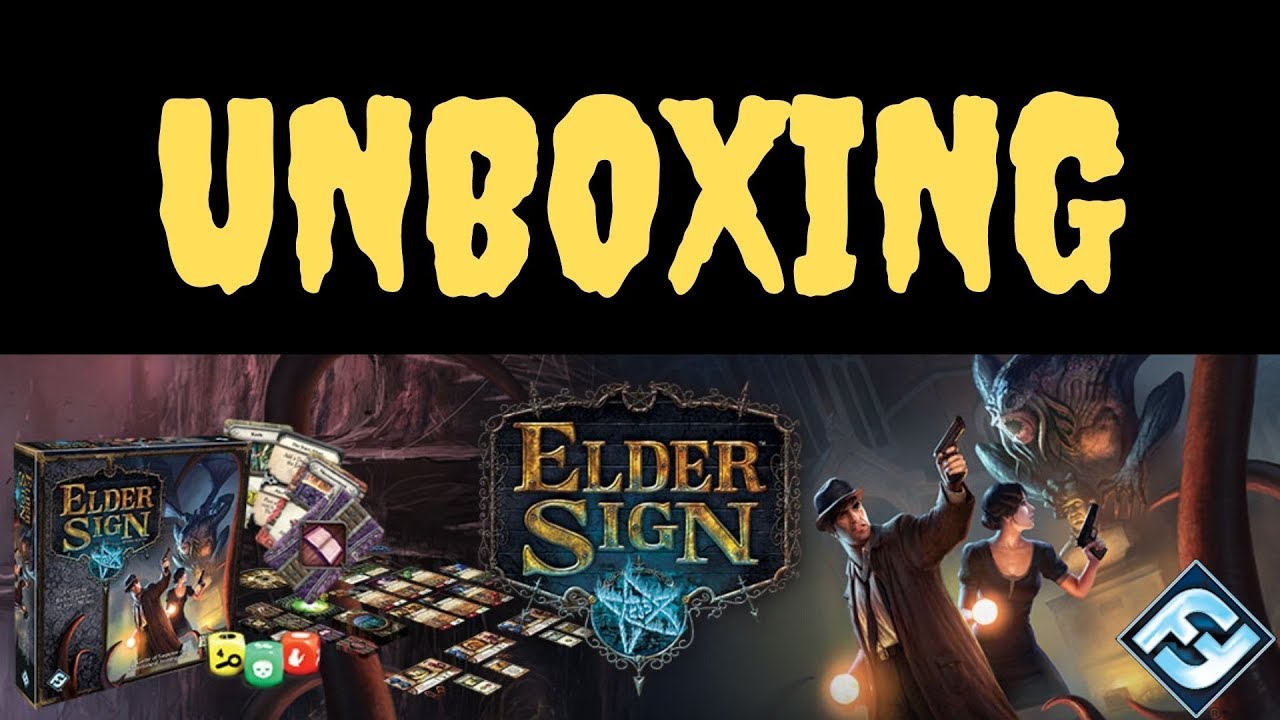 Elder Sign Base Game Unboxing