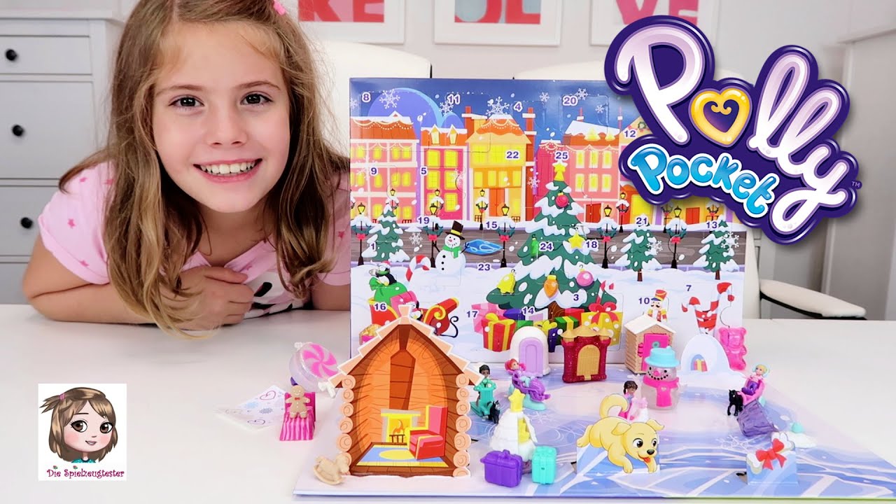 POLLY POCKET ADVENTSKALENDER 2020 ❄ Wir öffnen alle 25 Türchen vom 3D Winter Wunderland ⛄
