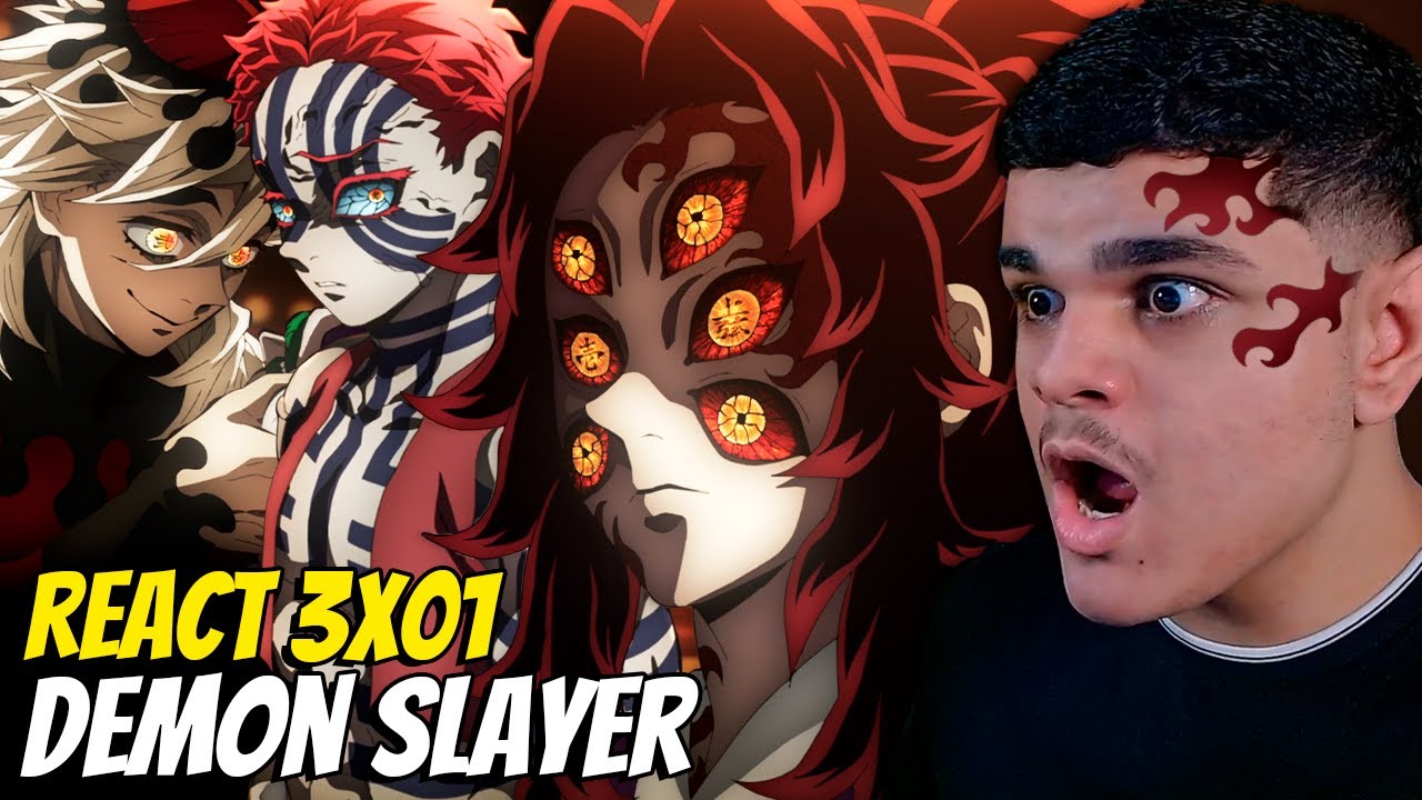 REUNIÃO DOS LUAS SUPERIORES! 🔥 DEMON SLAYER EPISÓDIO 1 TEMPORADA 3 - REACT (KIMETSU NO YAIBA)