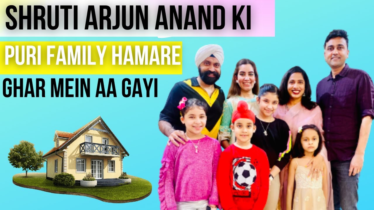 Shruti Arjun Anand Ki Family Hamare Ghar Aayi | RS 1313 VLOGS | Ramneek Singh 1313 | Anaysa