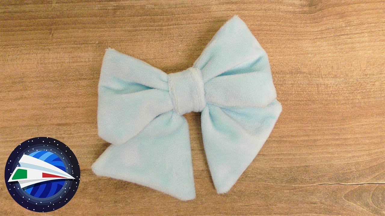 Cucire un fiocco | Fiocco carino per abito, capelli o costume | Fai da te