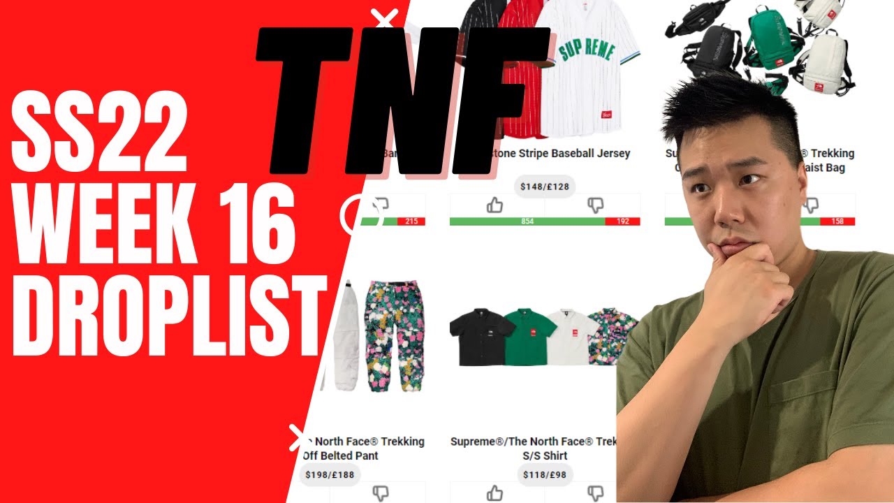 Supreme SS22 Week 16 - TNF IS BACK!