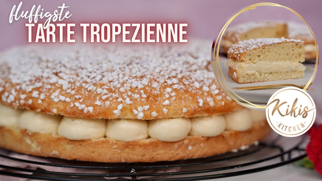 Tarte Tropezienne 😍🌴 Wie Bienenstich, nur besser 😎 Kikis Kitchen