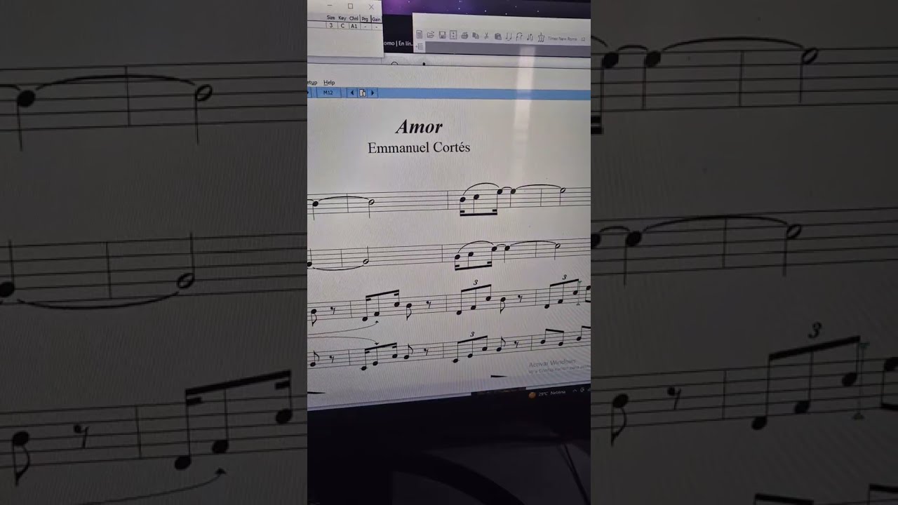 Amor - Emmanuel Cortés (Transcripción)