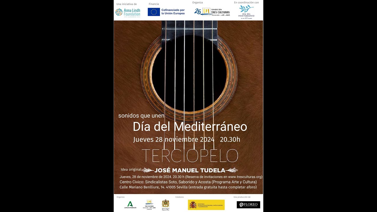 Día del Mediterráneo. Espectáculo Terciopelo