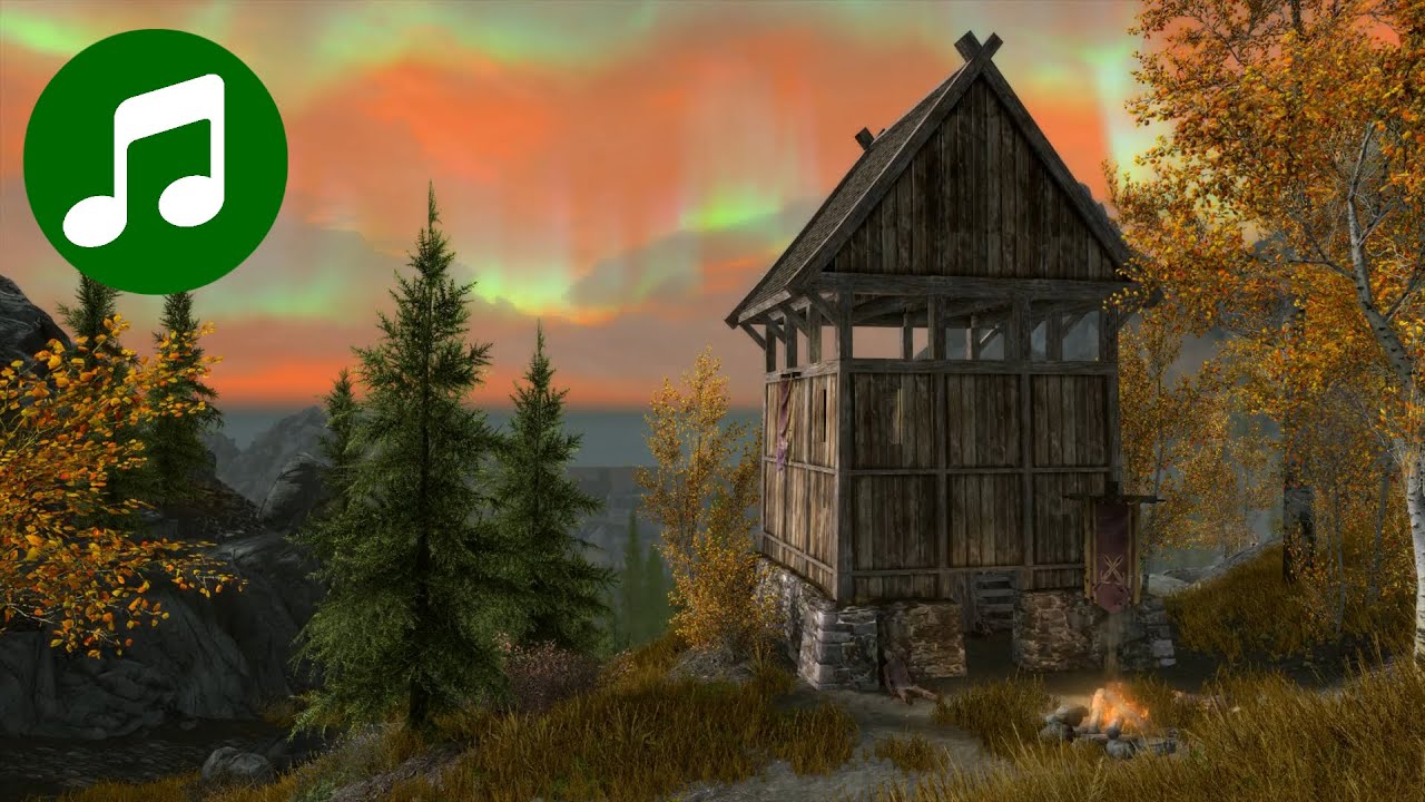 SKYRIM Ambient Music & Ambience 🎵 Shor's Watchtower 10 HOURS (Skyrim Ambient Soundtrack | OST)
