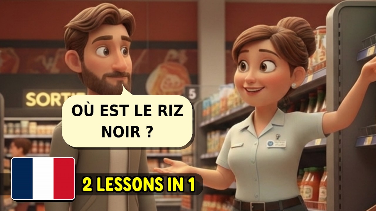 🇫🇷 Apprendre le français : Faire ses courses et demander un prix (A1)
